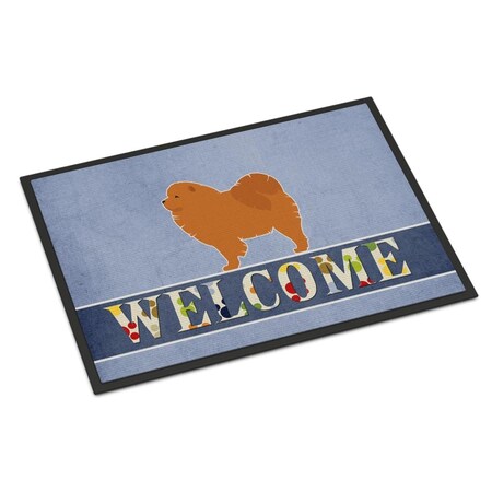 Carolines Treasures 24 x 36 in. Chow Chow Welcome Indoor or Outdoor Mat BB5555JMAT